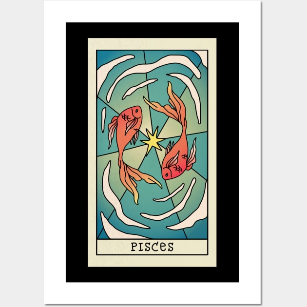 Pisces Zodiac Wall Art by LatinaMerch